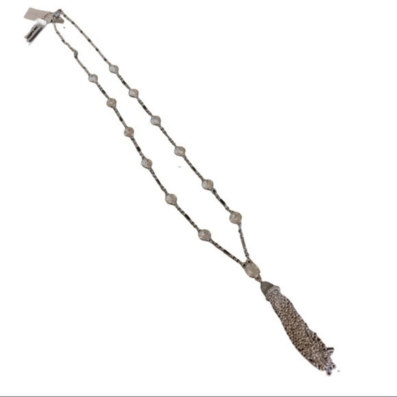 White House Black Market Silver tone necklace - Picture 3 of 7